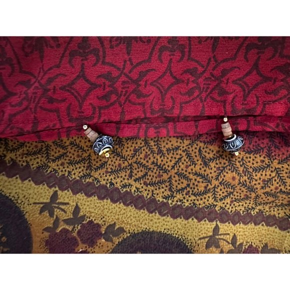 Erica Brooke Collection Women’s Size Super Plus 36 Boho Bead Hem Sleeveless Top - Picture 5 of 6